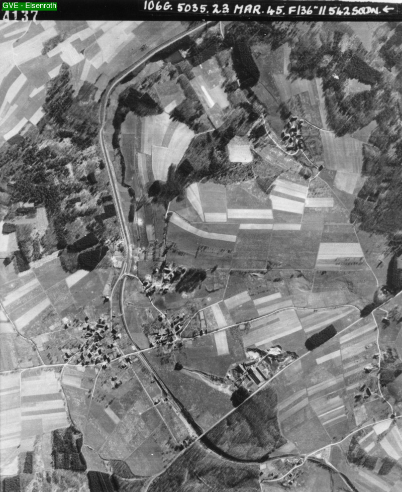 Luftaufnahme Elsenroth 1945